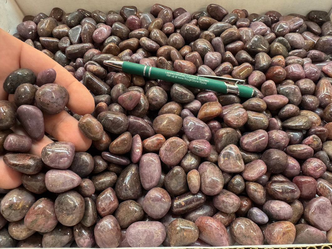 Ruby (Corundum) - Tumbled UV! - 200 grams