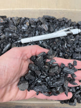 Black Tourmaline Chips & Pieces - 1 pound