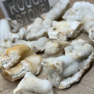 Druzy Quartz from India 20 pounds Roughstone.Rocks LLC