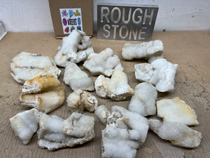 Druzy Quartz from India 20 pounds Roughstone.Rocks LLC