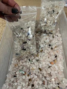 Extra Small Quartz Tumble Mix 10 pounds Roughstone.Rocks LLC