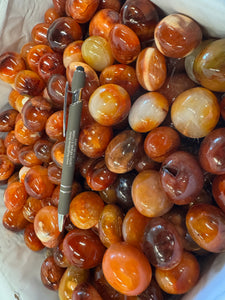 Carnelian tumbles - 10 pounds*