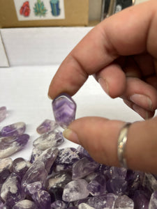 Phantom Amethyst Tumbles 200 grams Roughstone.Rocks LLC