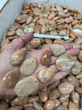 Polished Peach Moonstone Mix from Madagascar 1 pound Roughstone.Rocks LLC