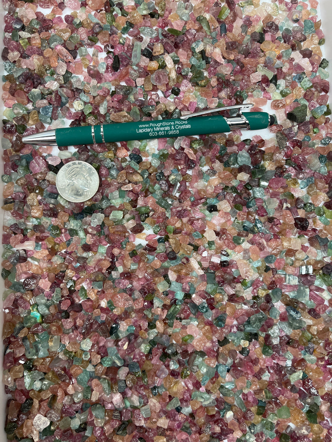 Tourmaline 1st choice Gemmy 25 grams Roughstone.Rocks LLC