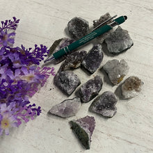 Amethyst crystals on Matrix from Brazil 1 pound Roughstone.Rocks LLC