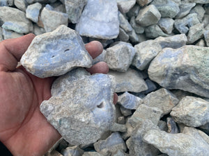 Rough Blue Lace Agate from Malawi 10 pounds Roughstone.Rocks LLC