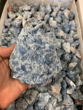 Rough Calcite Blue Washed from Mexico 1 pound Roughstone.Rocks LLC