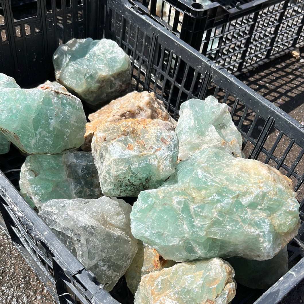 Rough Fluorite from Mexico 10 pounds Roughstone.Rocks LLC
