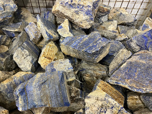 Rough Lapis Lazuli from Afghanistan 100 pounds Roughstone.Rocks LLC