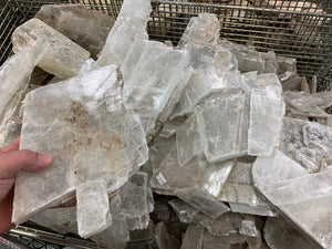Selenite Rough from Utah 10 pounds Roughstone.Rocks LLC