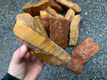 Tiger Eye 1st Choice from South Africa 10 pounds Roughstone.Rocks LLC